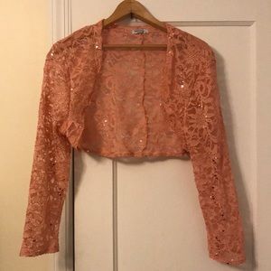 Rose Gold Sequined Bolero